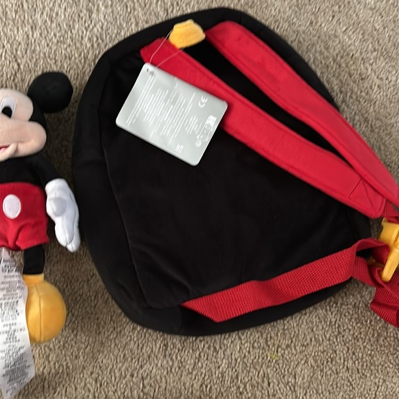 Disney Plush Backpack - Mickey Mouse Doll - Picture 6 of 7